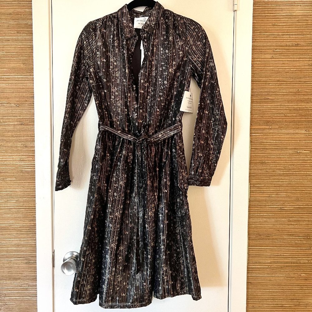 LES COYOTES DE PARIS Printed Knee-Length Dress size 12 - Picture 4 of 12